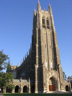 Duke University is a private university in Durham, North Carolina. In the studies on 
