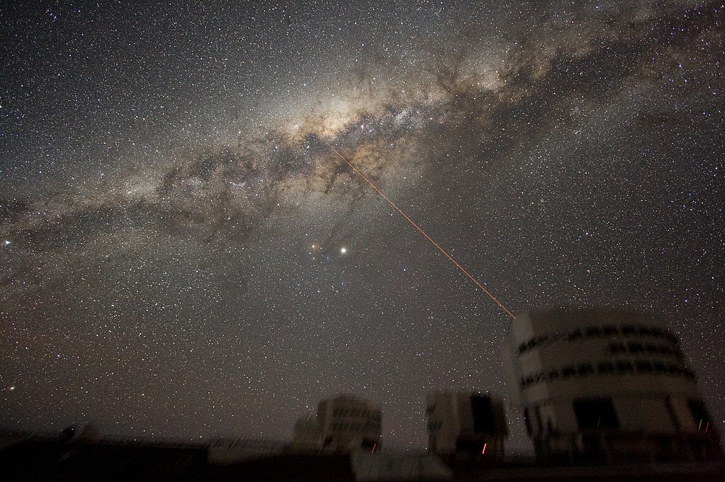 Jak je asi osídlená Mléčná dráha? Kredit: ESO/Y. Beletsky.