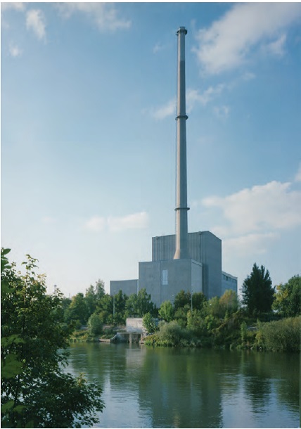 Takhle vypadala elektrárny Niederaichbach před vyřazením (zdroj B. Brendebach et all: Decommissioning of Nuclear Facilities, GRS, 2017).