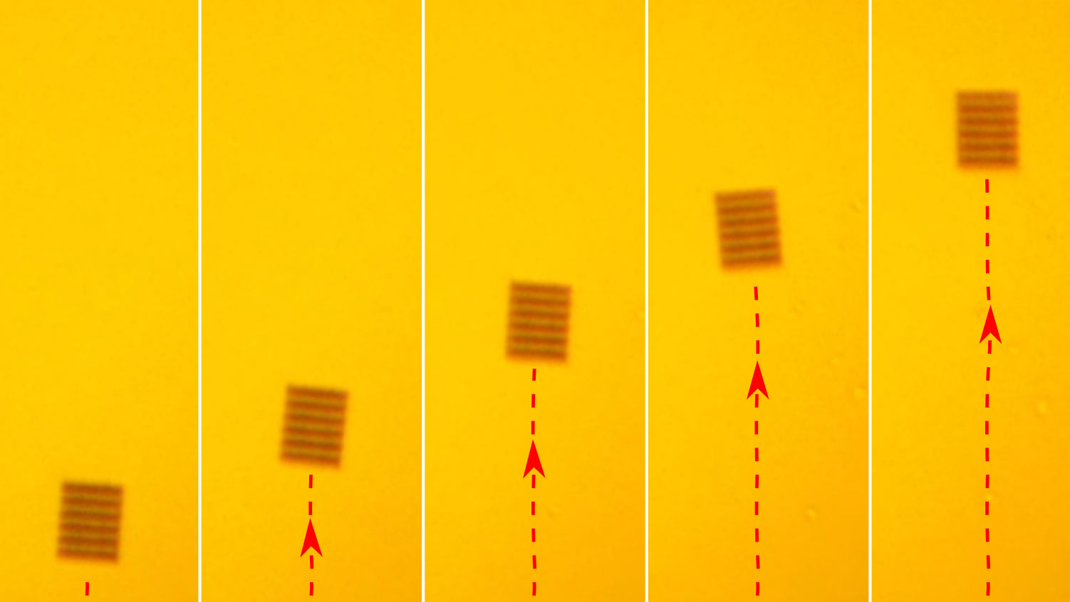 Metajet ozářený laserem. Kredit: Shoufeng Lan.