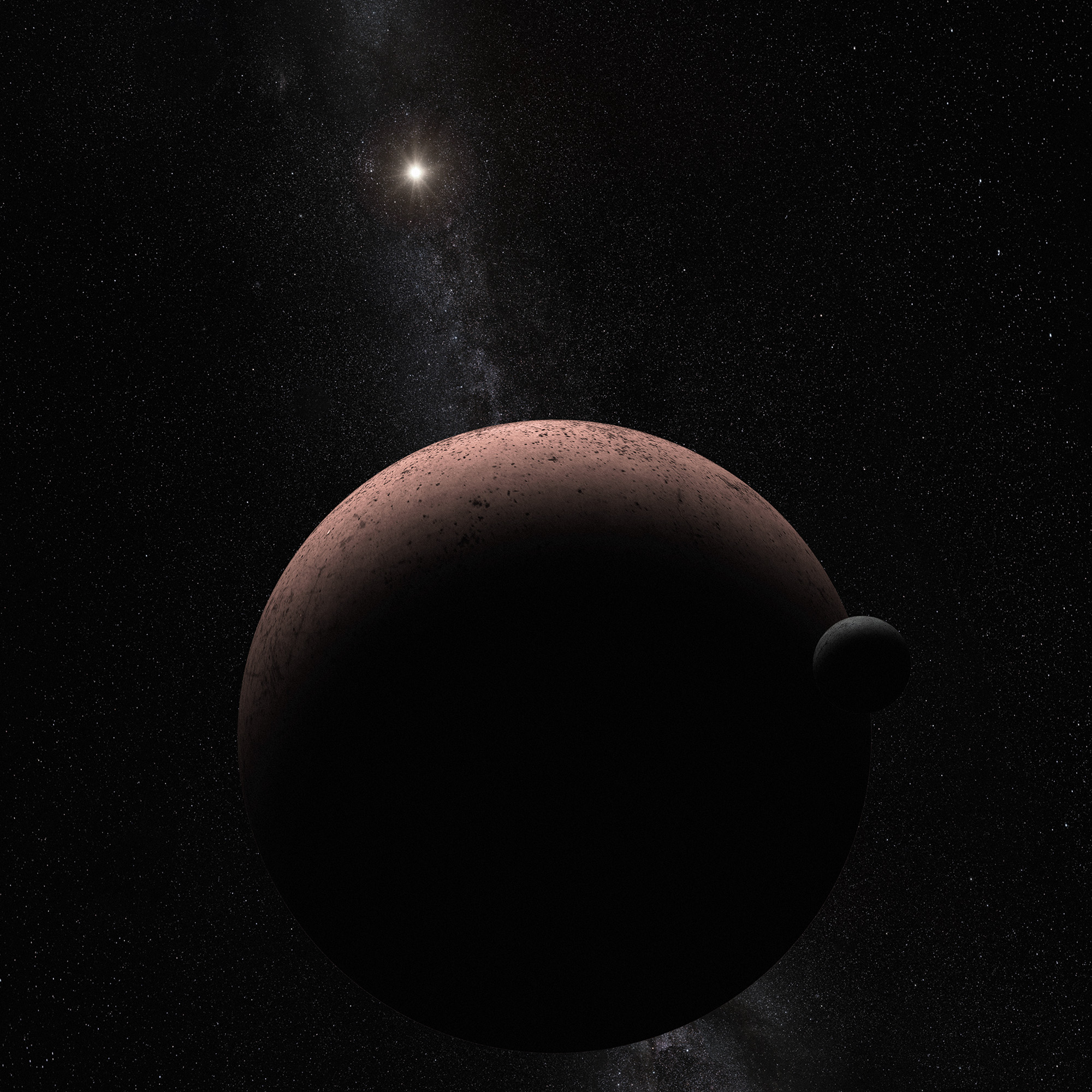 V temnotě Sluneční soustavy číhají další objekty. Kredit: NASA/ESA/A. Parker/Southwest Research Institute.