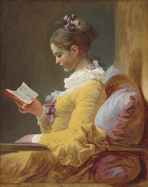 Čtenářka (kolem 1770). Kredit: Jean-Honoré Fragonard, Wikimedia Commons.