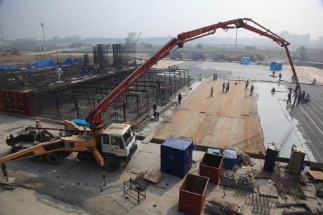 Zahájení betonáží prvního bloku v bangladéšské elektrárně Rooppur (zdroj Rosatom).
