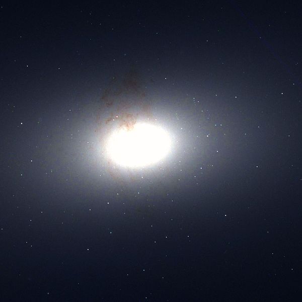 Seyfertova čočková galaxie. Kredit: NASA / STScI.