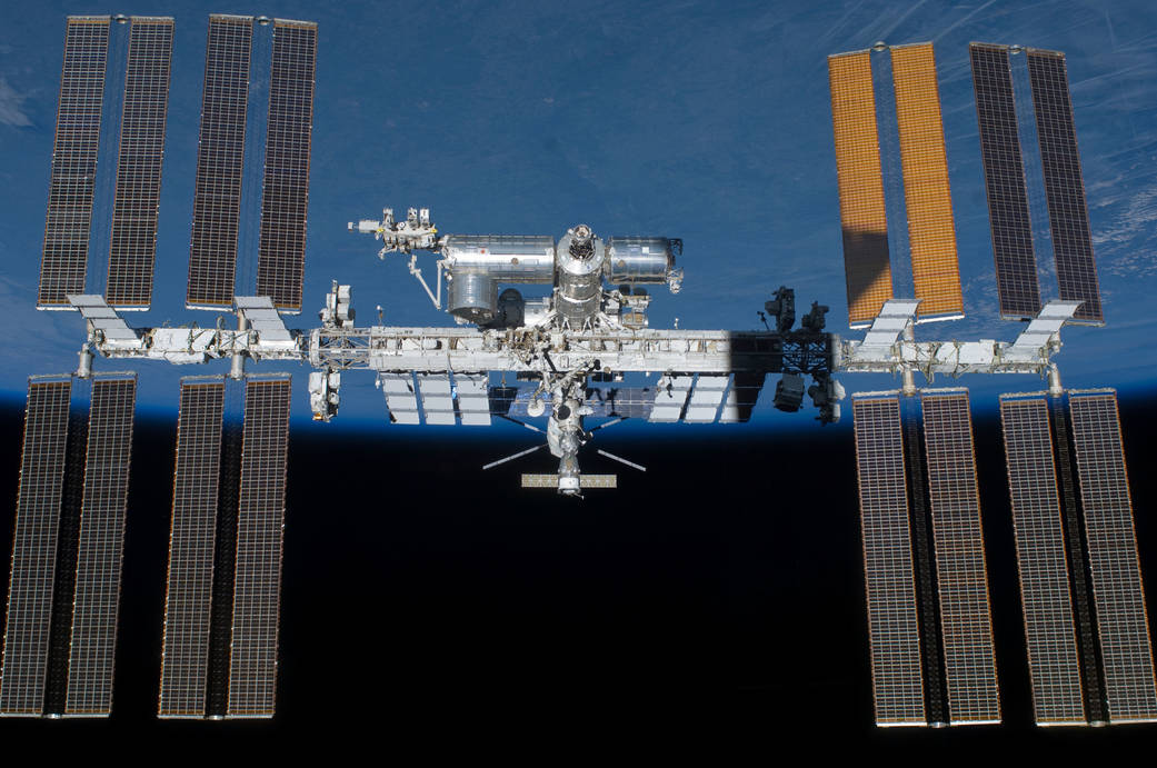 KoneÄŤnĂˇ konfigurace stanice ISS (zdroj NASA).