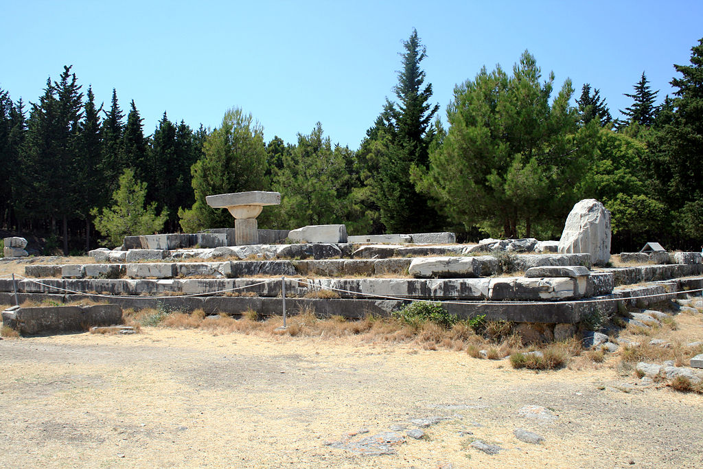 Zbytky Asklépiova chrámu na ostrově Kós. Kredit: Wikimedia Commons .