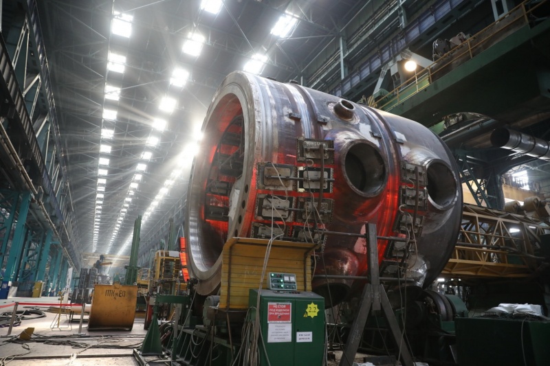 Reaktorová nádoba pro první blok elektrárny Rooppur (zdroj Atomenergomaš).