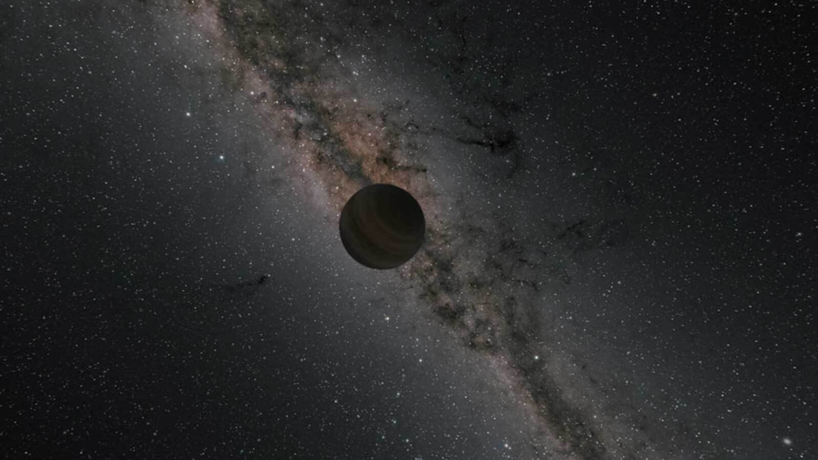 Potulná planeta na cestě vesmírem. Kredit: NASA/JPL-Caltech/R. Hurt (Caltech-IPAC).