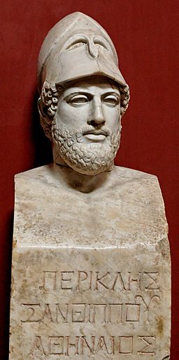 Periklés, římská kopie řeckého originálu z roku 430 před n. l. Kredit: Wikimedia Commons.