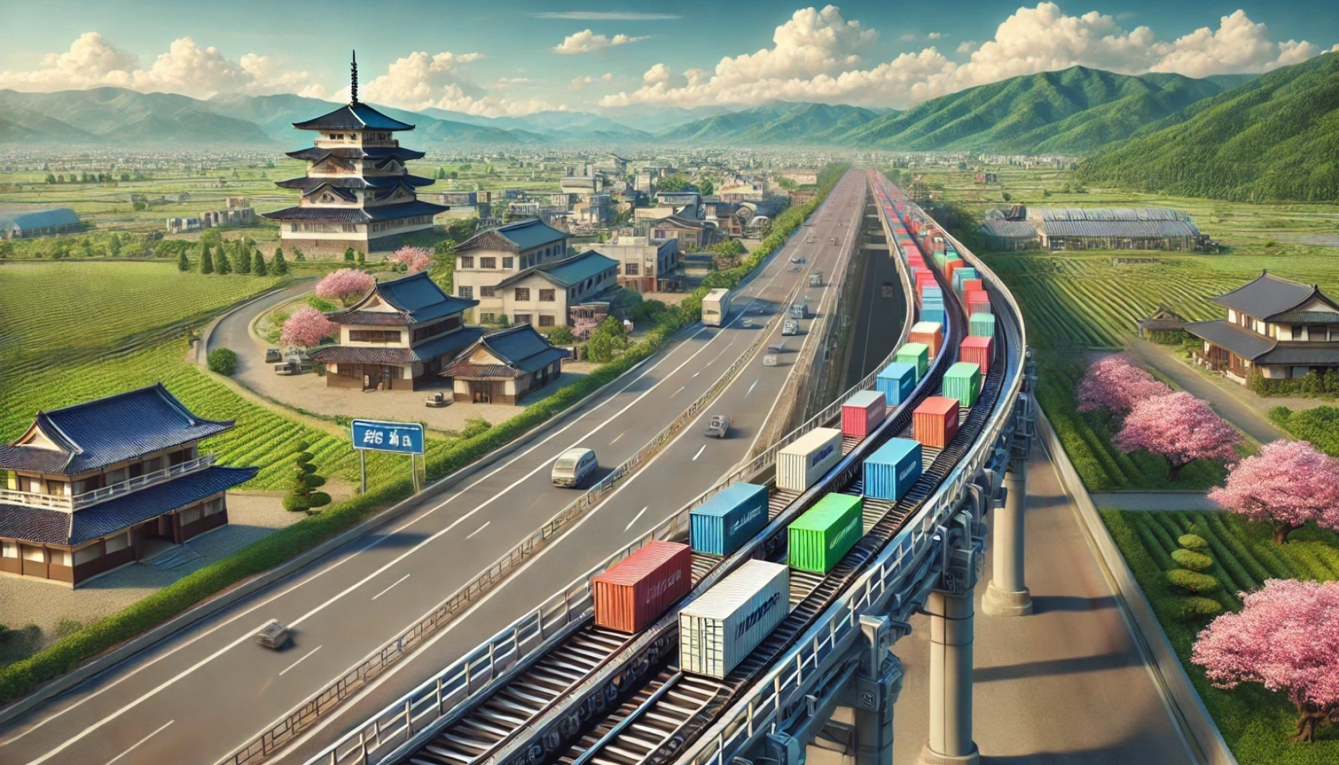 Automatizovaný dopravníkový systém. Kredit: AI generovaný obrázek via New Atlas.