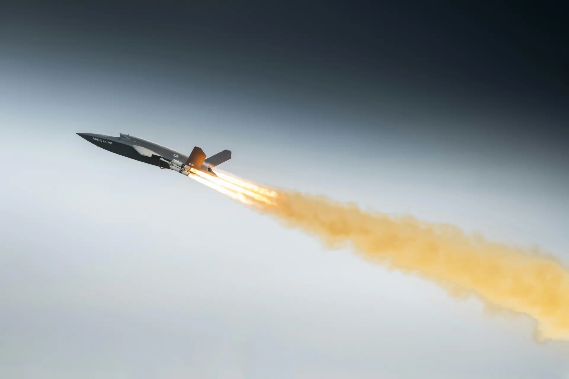 Raketový start Valkyrie. Kredit: Airbus.