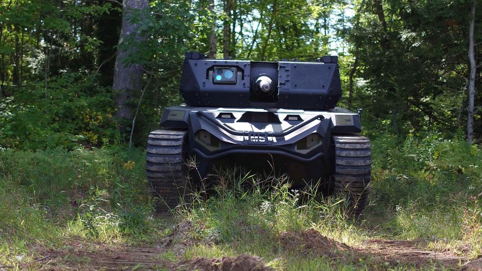 Revoluční robotický tank Ripsaw M5. Kredit: Textron Systems.