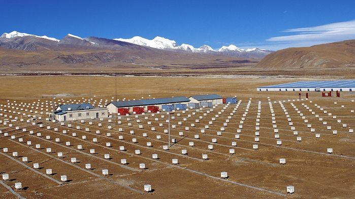 Tibet AS-gamma Experiment. Kredit: Institute od High Energy Physics / Chinese Academy of Sciences.