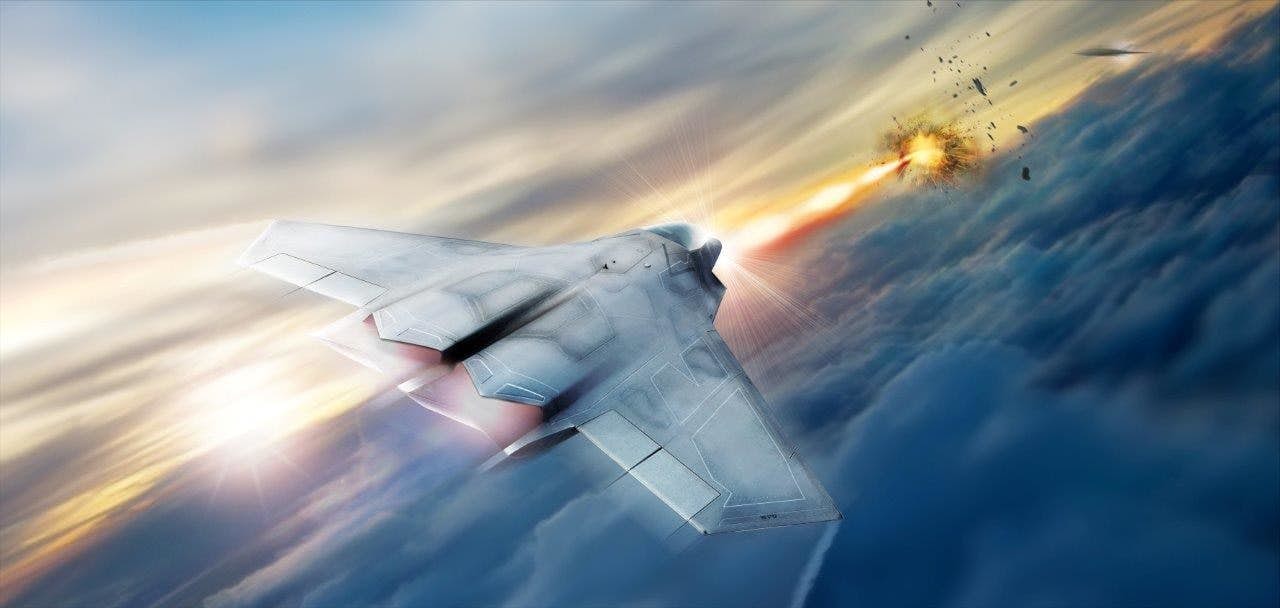 Kdy budou mít stíhači lasery? Kredit: Lockheed Martin.