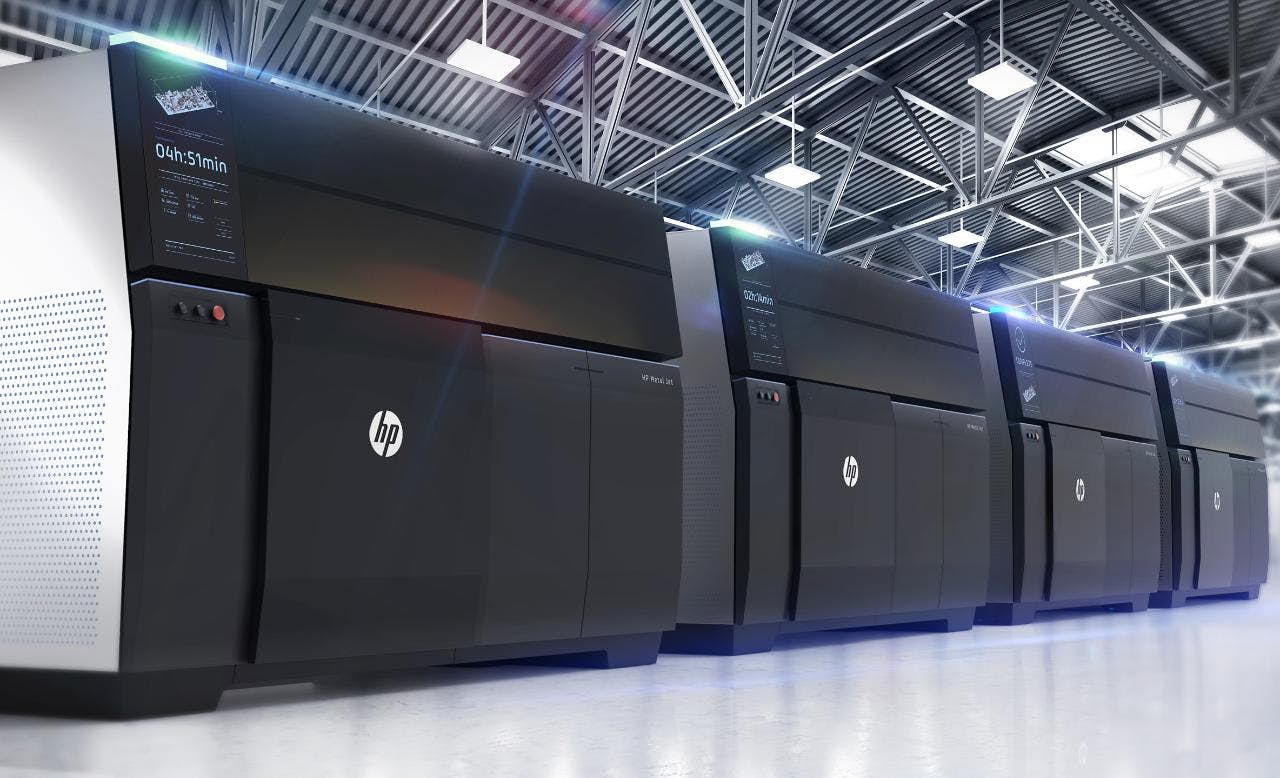 HP sází na průmyslový 3D tisk kovů. Kredit: HP.