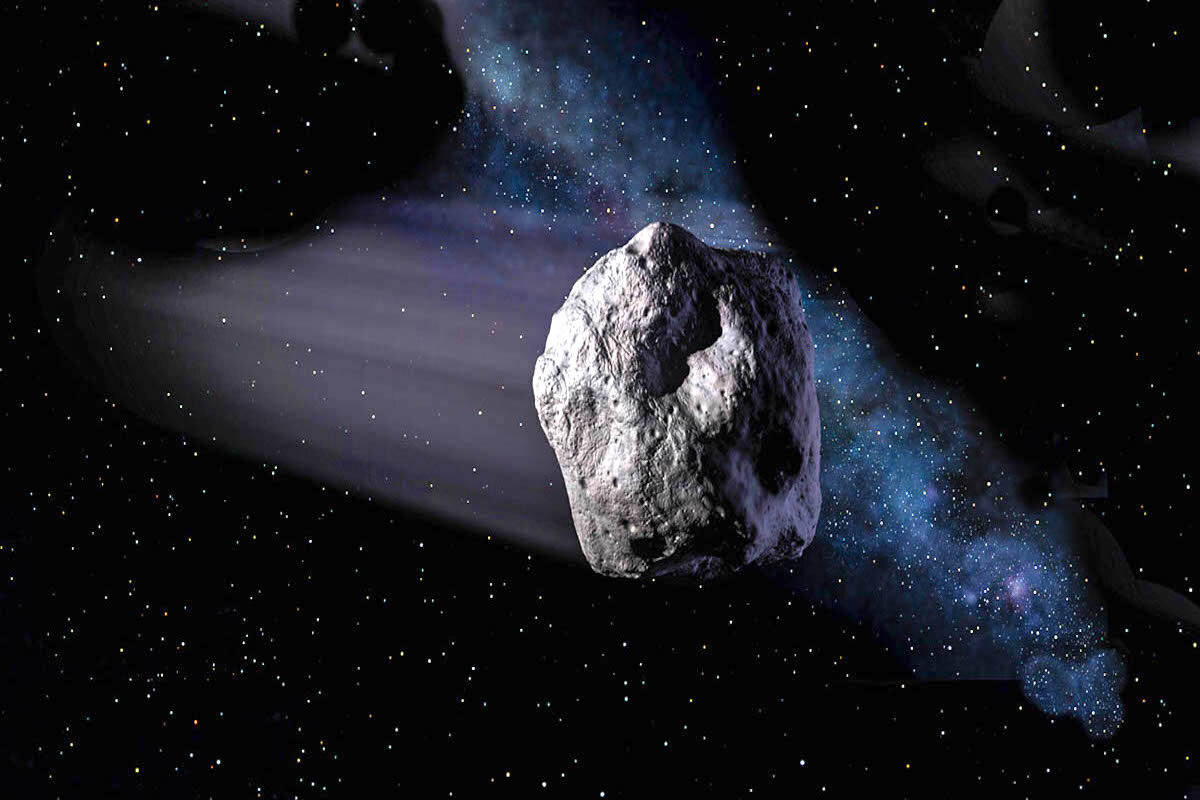 Asteroid, určitě plný vody. Kredit: NASA.