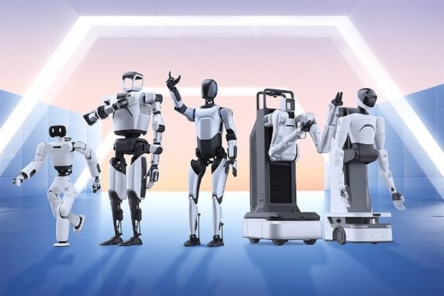 Roboti AgiBotu. Kredit: AgiBot.