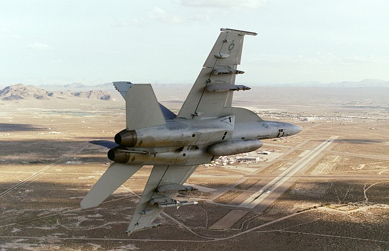 Základna Naval Air Weapons Station China Lake. Kredit: US Navy / Wikimedia Commons.