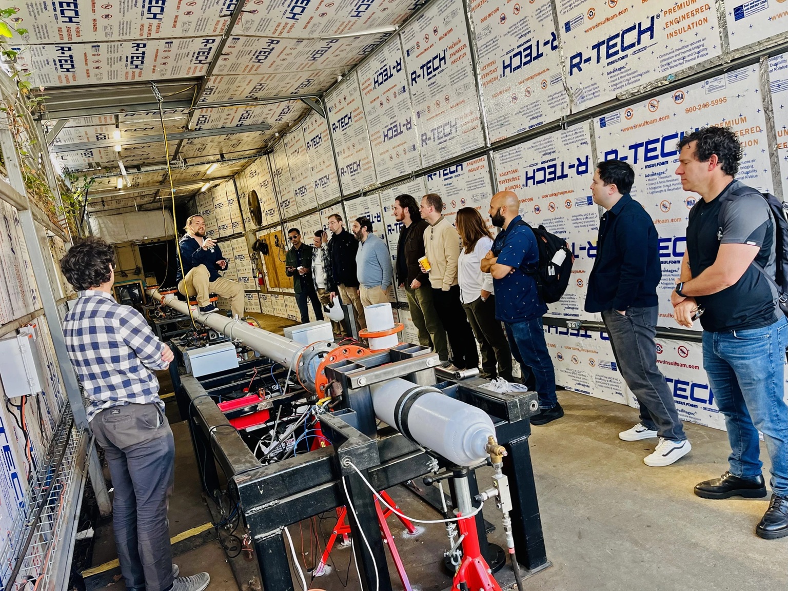 Původní prototyp v Oaklandu. Kredit: Longshot Space Technologies.