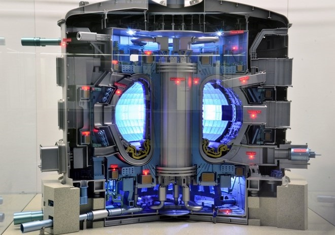 Model tokamaku ITER. Kredit: ITER.