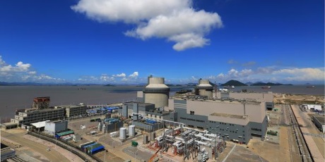 Elektrárna San-men s reaktory AP1000 (zdroj CNNC).