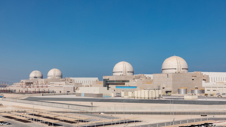 Spuštění prvního bloku jaderné elektrárny Barakah ve Spojených arabských emirátech (zdroj ENEC).