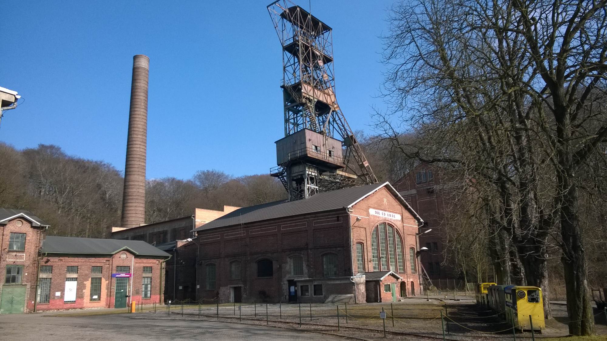 Uhelný hlubinný důl Anselm/Eduard Urx na Landeku – kulturní památka. Foto A. Uhlíř, 2023.