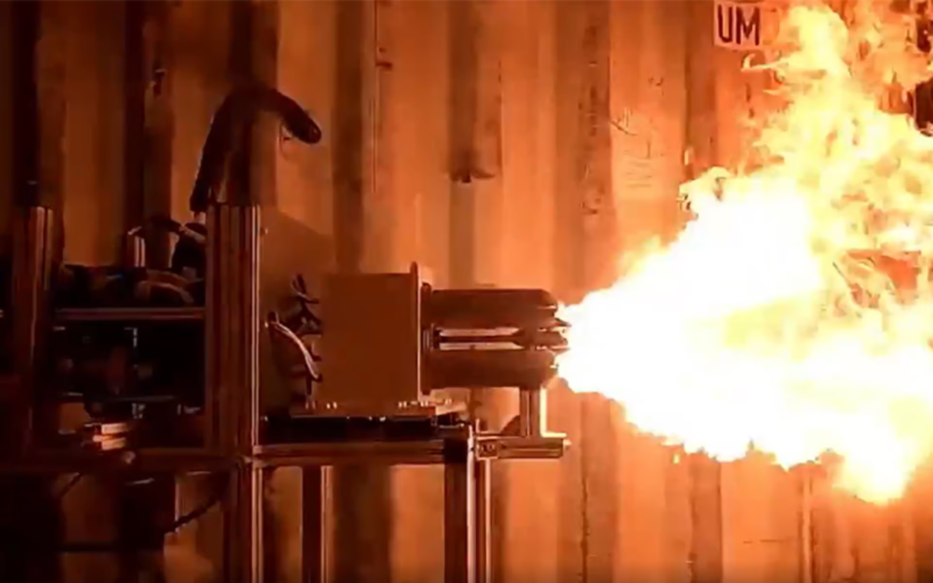Test pohonu AS-1 LOX. Kredit: Polaris Spaceplanes.