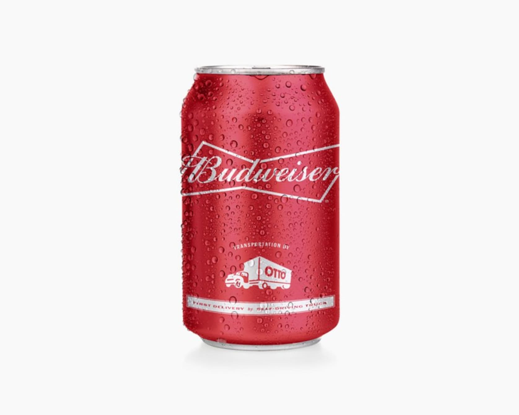 Budweiser zÂ prvnĂ­ autonomnĂ­ vĂˇrky plechovek. Kredit: Otto.