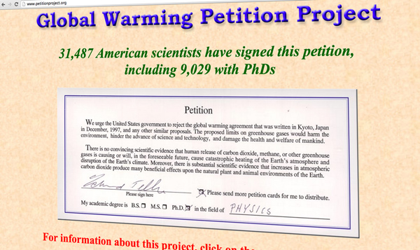 Oregon Global Warming Petition Project