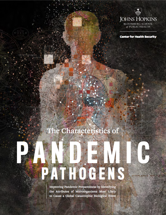 Zpráva „The Characteristics of Pandemic Pathogen“. Kredit: Johns Hopkins Center for Health Security.