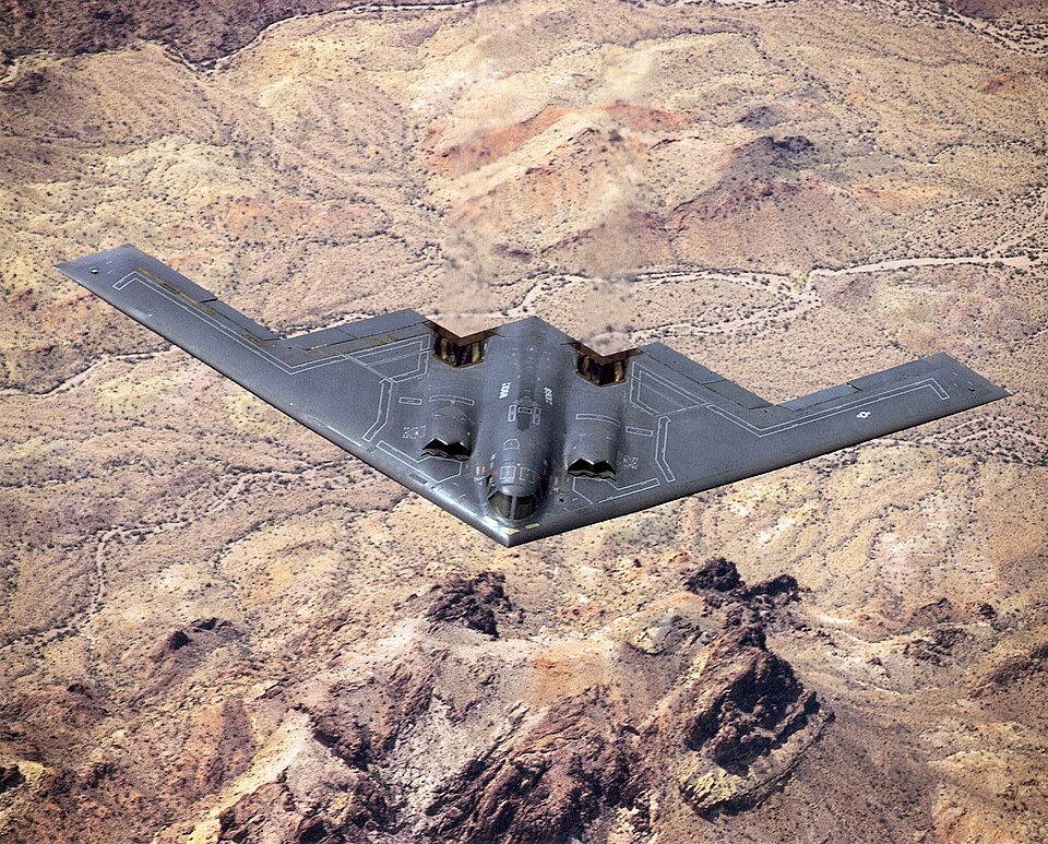 Northrop B-2 Spirit. Kredit: Wikipedia, volné dílo.