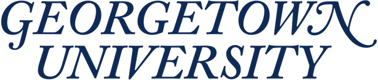 Logo. Kredit: Georgetown University.