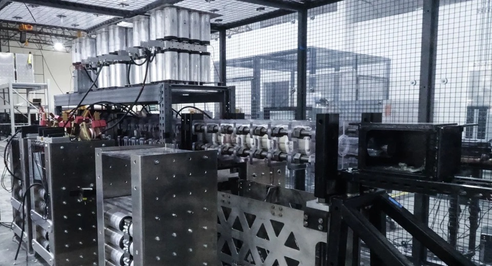 Elektromagnetický zrychlovač. Kredit: Auriga Space.