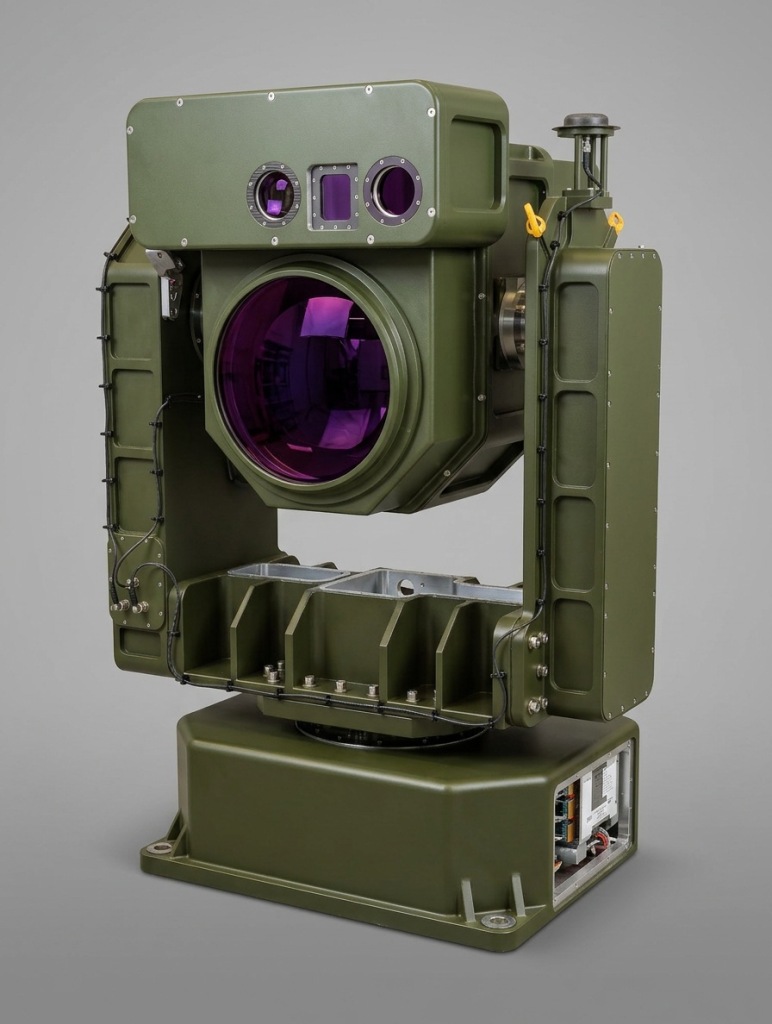 Laser systému DroneLight. Kredit: Esh-Tech.