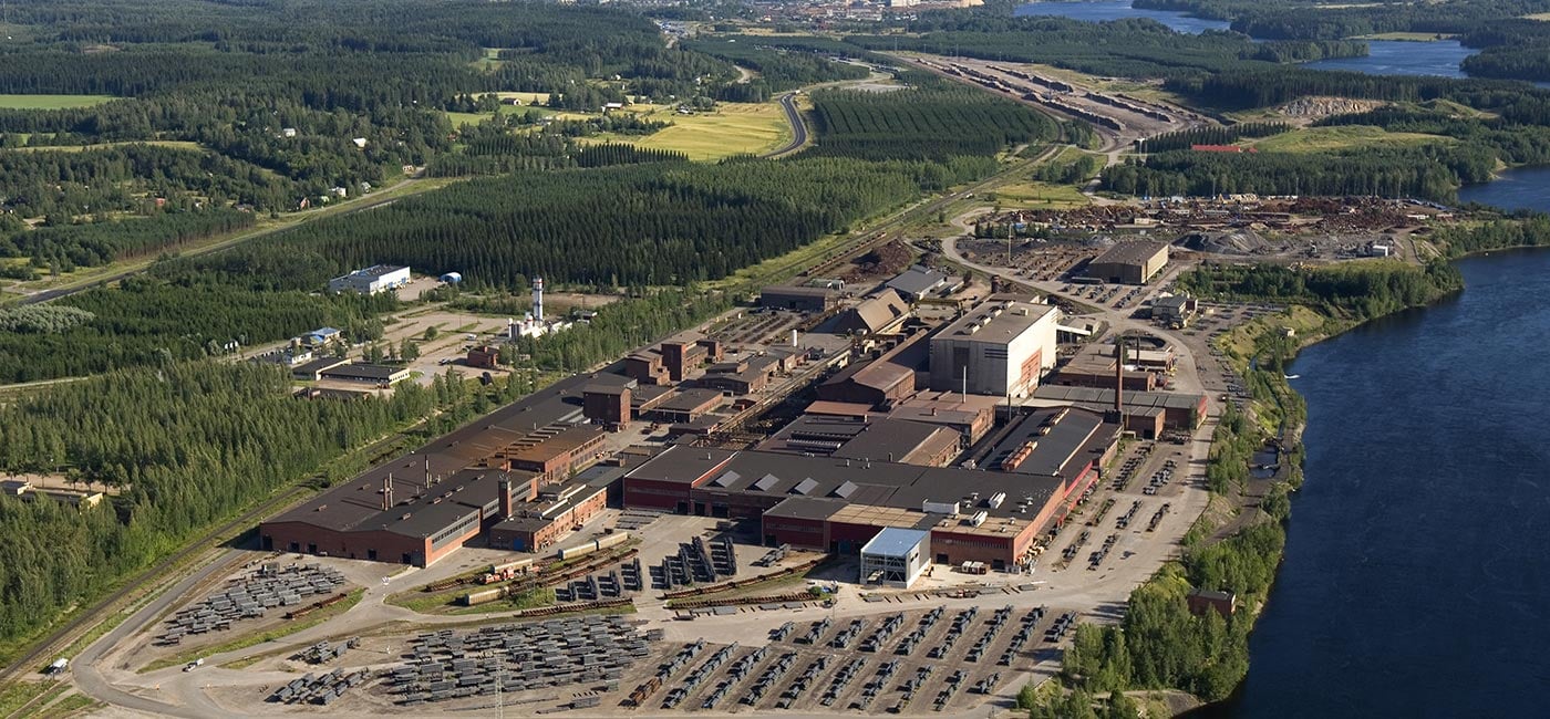 Ocelárna Ovako Imatra. Kredit: Ovako.