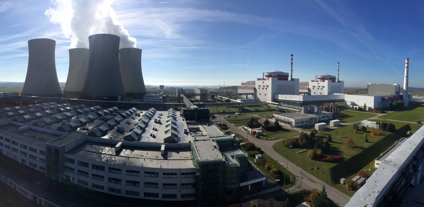 Jaderná elektrárna Temelín (zdroj ČEZ).