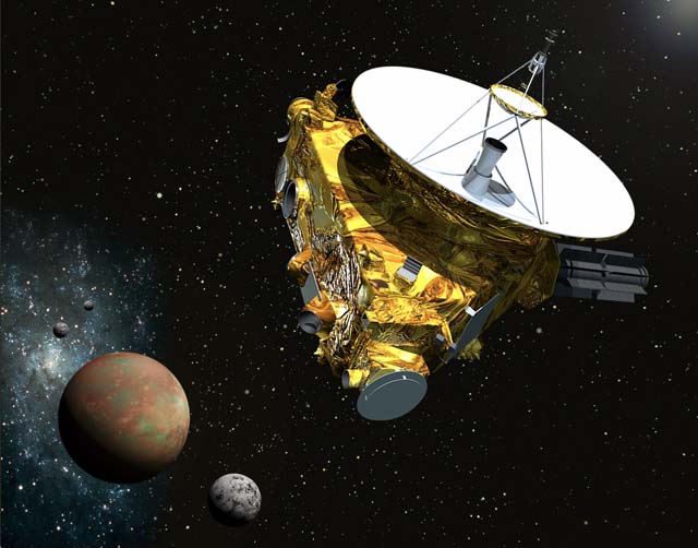 Sonda New Horizons. Kredit: NASA / JHUAPL / SwRI.