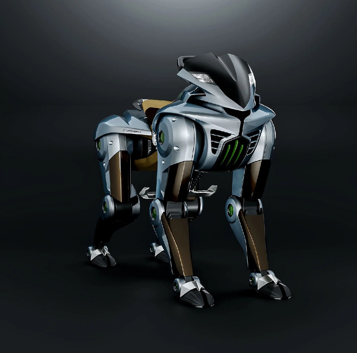 Robokůň na vodíko-elektrický pohon. Kredit: Kawasaki.
