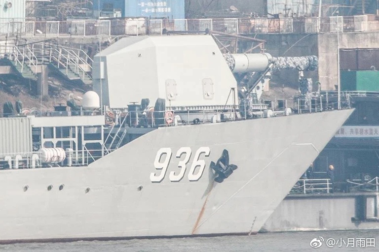 Čínský railgun. Kredit: dafeng cao.