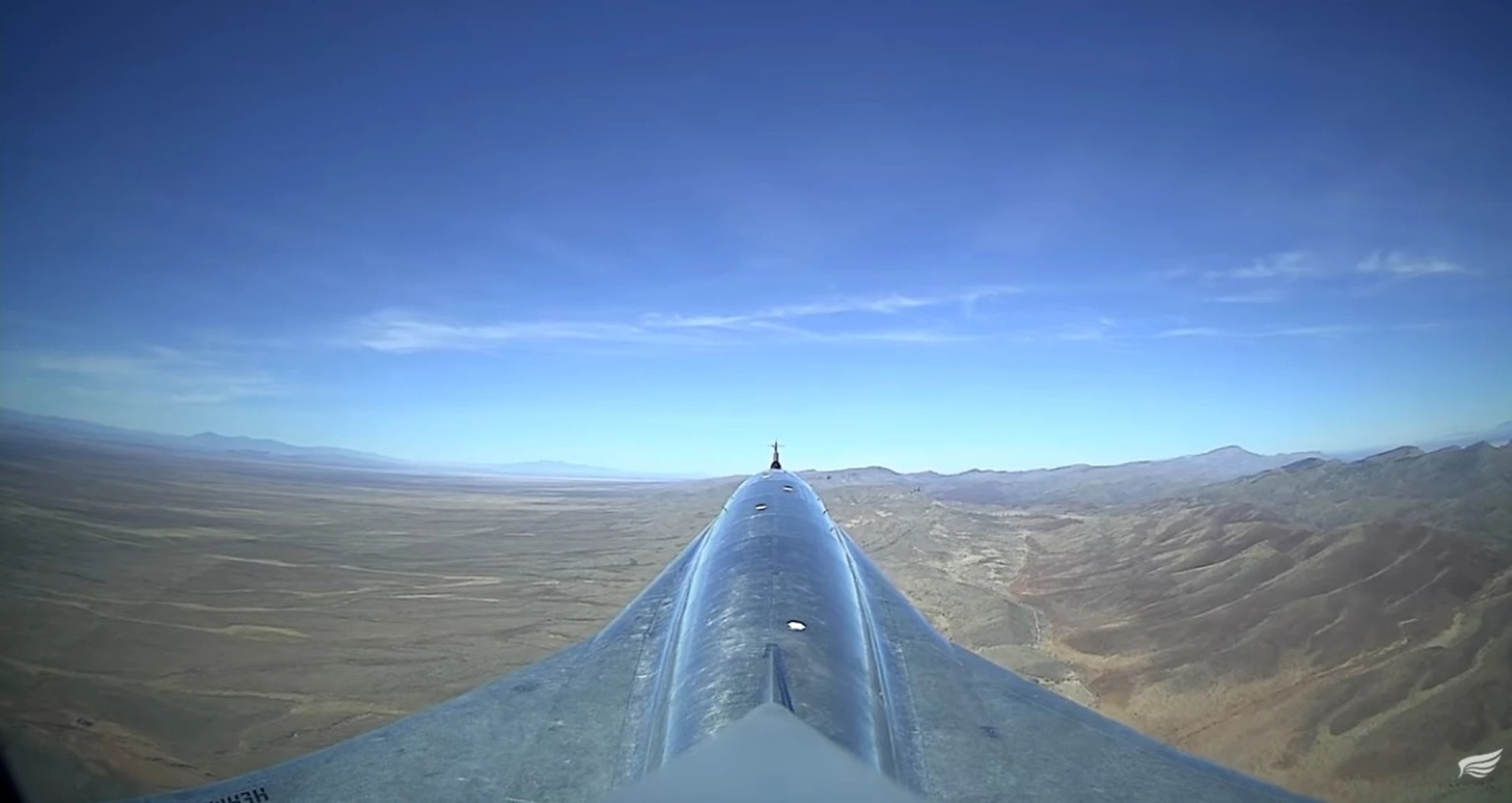 Quarterhorse Mk2.1 na prvním letu. Kredit: Hermeus.