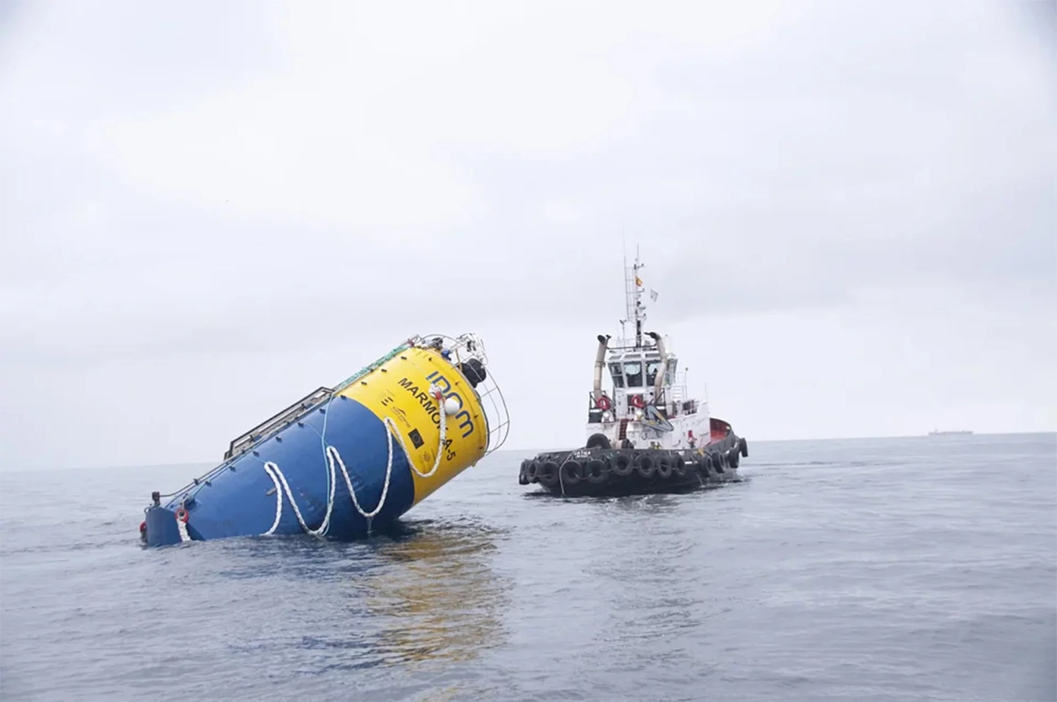 MARMOK-A-5 na moři. Kredit: IDOM (Oceantec).