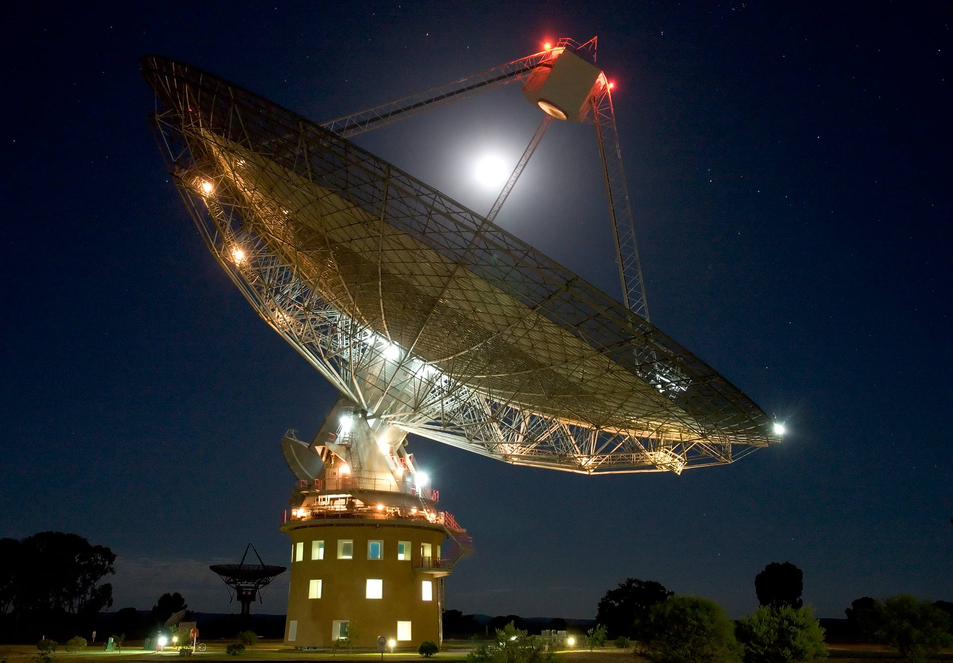 Parkes Radio Telescope. Kredit: Parkes Telescope / Shaun Amy.
