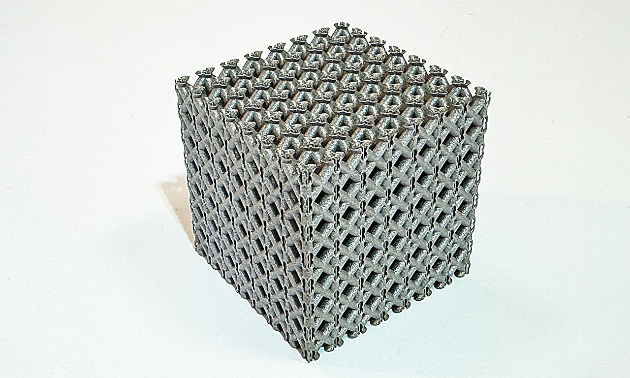 Zázračně pevný titanový metamateriál. Kredit: RMIT.