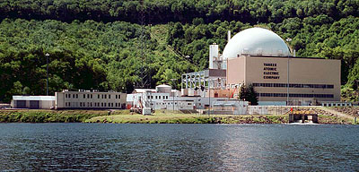 Jaderná elektrárna Yankee Rowe před vyřazováním (zdroj Yankee Rowe).