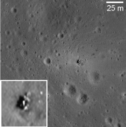 Místo přistání Luny 16 (zdroj M. S. Robinson et al.).