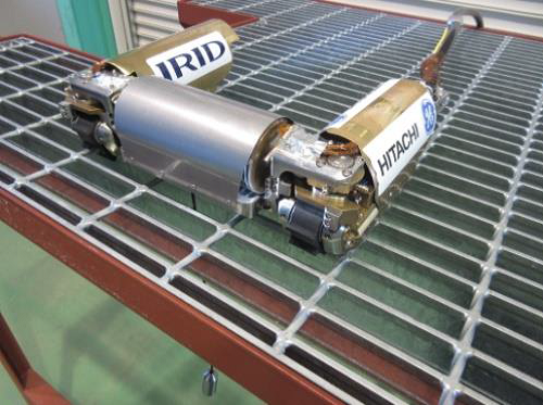 Nový robot, který se připravuje pro výzkum nitra kontejnmentu prvního bloku (TEPCO).