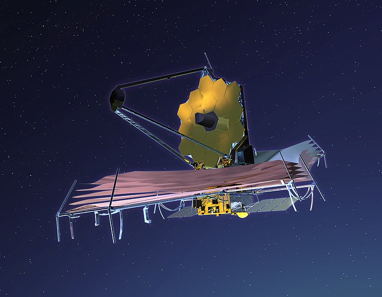 Objeví teleskop Jamese Webba primordiální megadíry? Kredit: NASA / Wikimedia Commons.