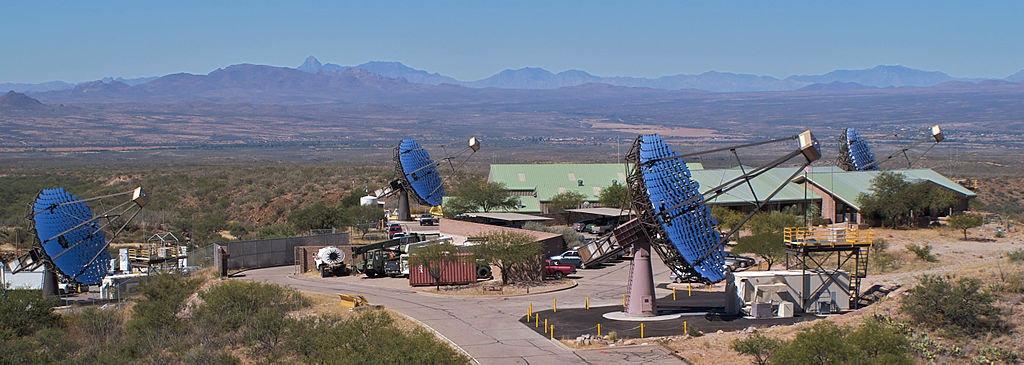 Gama teleskop VERITAS, Arizona. Kredit: VERITAS.