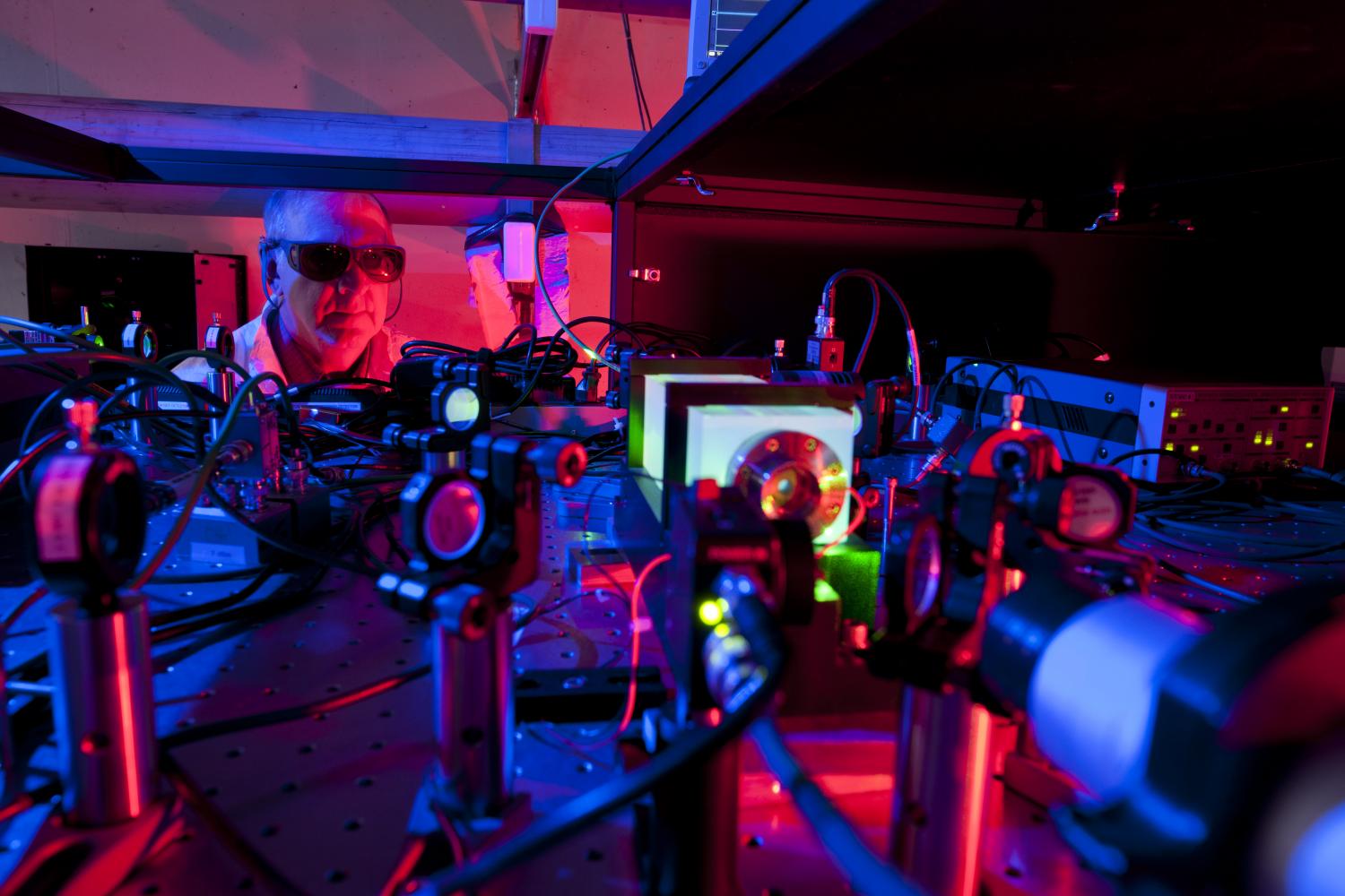 VÂ srdci experimentu Holometer. Kredit: Fermilab